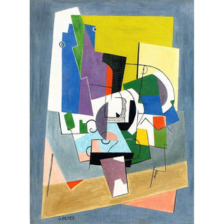 Composition - Georges Valmier | Reproduction Tableau Décoration murale affiche copie