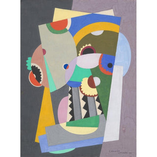 Composition - Georges Valmier | Reproduction Tableau Décoration murale affiche copie