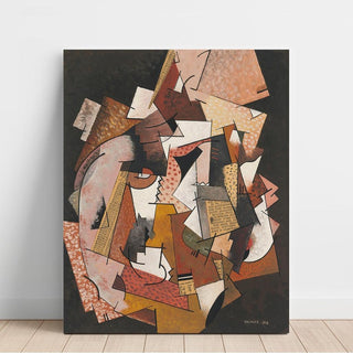 Composition au papier journal - Georges Valmier | Reproduction Tableau Décoration murale affiche copie