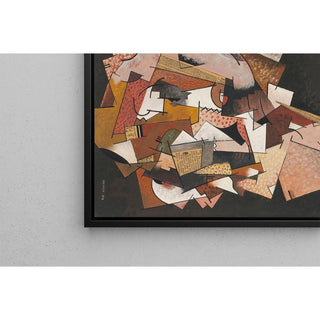 Composition au papier journal - Georges Valmier | Reproduction Tableau Décoration murale affiche copie