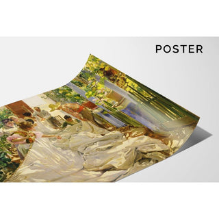 Cousant la voile - Joaquín Sorolla | Reproduction Tableau Décoration murale affiche copie