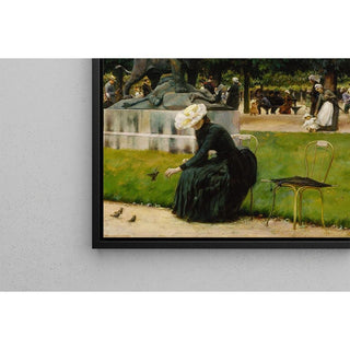 Dans le Jardin du Luxembourg - Charles Courtney Curran | Reproduction Tableau Décoration murale affiche copie