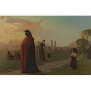 Dante Il a vu l'Enfer - Jean-Leon Gérôme | Reproduction Tableau Décoration murale affiche copie