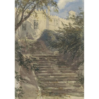 David Cox - Tuintrap bij Haddon Hall Derbyshire.webp