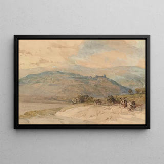 David Roberts - Distant view of Sebaste Ancient Samaria.webp