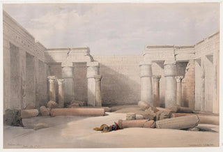 David Roberts - Medinet Abou Medinet Habu Thebes Dec 5th 1832.webp