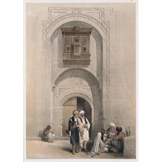 David Roberts - Modern mansion showing the arabesque architecture of Cairo.webp