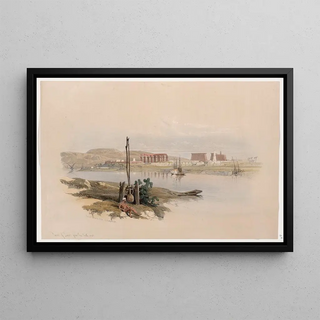 David Roberts - Ruins of Luxor from the southwest.webp