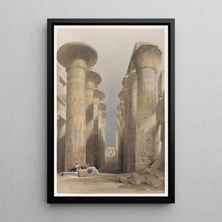 David Roberts - Thebes Great Hall at Karnak Nov 28 1838.webp