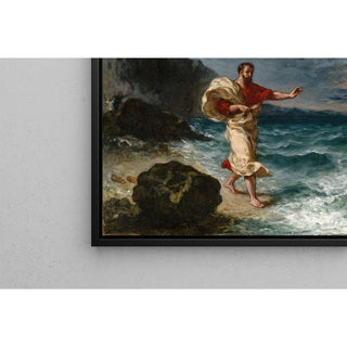Démosthène au bord de la mer - Eugène Delacroix | Reproduction Tableau Décoration murale affiche copie
