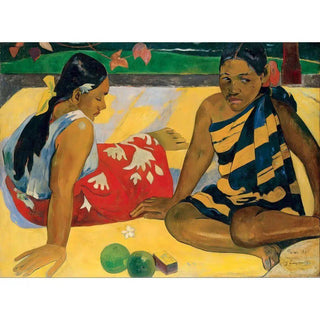 Deux Femmes Tahitiennes - Paul Gauguin | Reproduction Tableau Décoration murale affiche copie