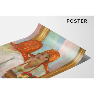 Devant le Miroir à l'Île-d'Yeu - Henri Lebasque | Reproduction Tableau Décoration murale affiche copie