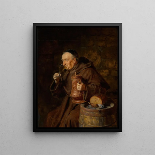 Eduard von Grtzner - Monk drinking.webp