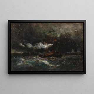 Edward Mitchell Bannister - Squall Brenton Light.webp