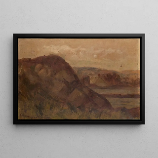 Edward Mitchell Bannister - Untitled landscape with rocks.webp