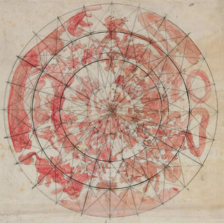 Reproduction | Étude de composition avec des figures zodiacales pour la fresque du plafond des Heures de la Chambre de la Maison du Capitole de l'État de Pennsylvanie à Harrisburg - Edwin Austin Abbey