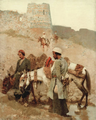 Edwin Lord Weeks - Traveling In Persia.webp