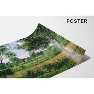 Effet de lumière du matin, Eragny - Camille Pissarro | Reproduction Tableau Décoration murale affiche copie