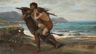 Elihu Vedder - Fisherman And Mermaid.webp