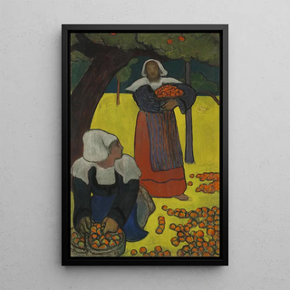 Emile Bernard - Bretonnes ramassant des pommes.webp