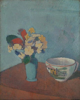 Emile Bernard - Vase with flowers and cup.webp