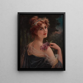 Emile Vernon - Young Woman with a Sprig of Lilac.webp