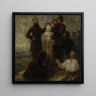 Esquisse pour l'Hommage à Delacroix - Henri Fantin-Latour