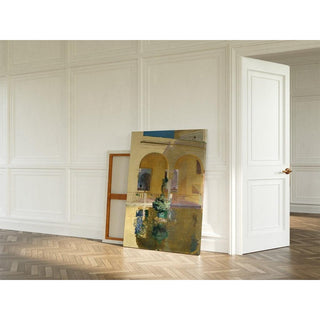 Estanque de Charles V, Alcázar, Seville - Joaquín Sorolla | Reproduction Tableau Décoration murale affiche copie