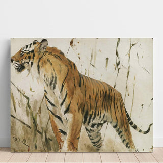 Étude d’un tigre - Wilhelm Kuhnert | Reproduction Tableau Décoration murale affiche copie