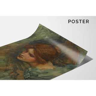 Étude pour la tête de Vénus dans L'Éveil d'Adonis - John William Waterhouse | Reproduction Tableau Décoration murale affiche copie