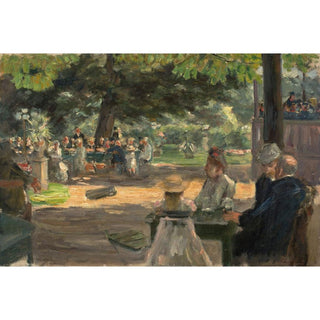 Étude pour le jardin de restauration à Leiden - Max Liebermann | Reproduction Tableau Décoration murale affiche copie
