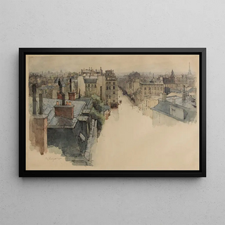 Eugne Bjot - Paris vu des hauteurs de Montmartre.webp