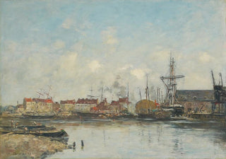Eugne Boudin - Dunkerque le vieux bassin.webp