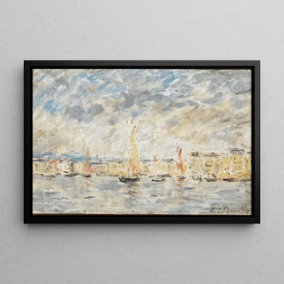 Eugne Boudin - Honfleur le port.webp