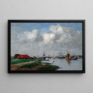 Eugne Boudin - The Escaut River in Antwerp.webp