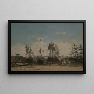 Eugne Boudin - The shore of Portrieux north coast.webp