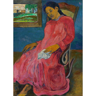 Faaturuma mélancolique - Paul Gauguin | Reproduction Tableau Décoration murale affiche copie