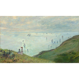 Falaises à Pourville - Claude Monet | Reproduction Tableau Décoration murale affiche copie