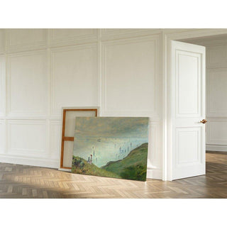 Falaises à Pourville - Claude Monet | Reproduction Tableau Décoration murale affiche copie