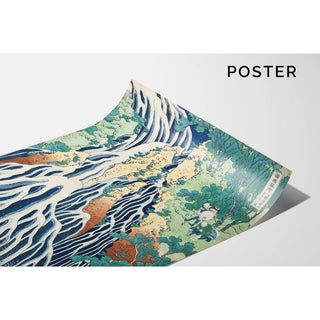 Falls of Kirifuri at Mt. Kurokami, Shimotsuke Province - Katsushika Hokusai | Reproduction Tableau Décoration murale affiche copie