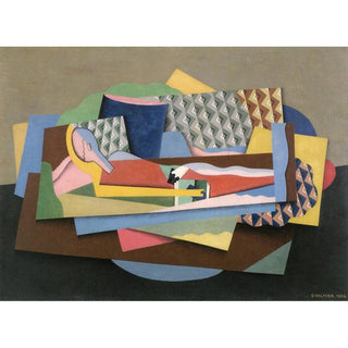 Femme couchée - Georges Valmier | Reproduction Tableau Décoration murale affiche copie