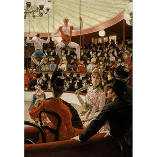Femmes de Paris - L'amant du cirque - James Tissot | Reproduction Tableau Décoration murale affiche copie