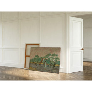 Femmes ramassant des olives - Vincent van Gogh | Reproduction Tableau Décoration murale affiche copie