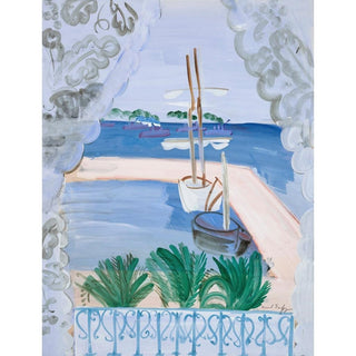 Fenêtre ouverte à Golfe-Juan - Raoul Dufy | Reproduction Tableau Décoration murale affiche copie