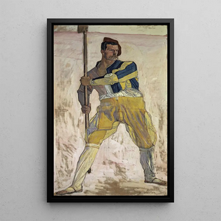 Ferdinand Hodler - Warrior with halberd.webp