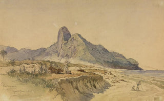 Ferdinand Keller - Die Berge Dois Irmaons am Meer.webp