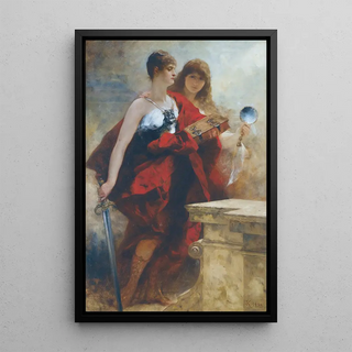 Ferdinand Keller - Study For The Apotheosis Of Emperor Wilhelm I.webp