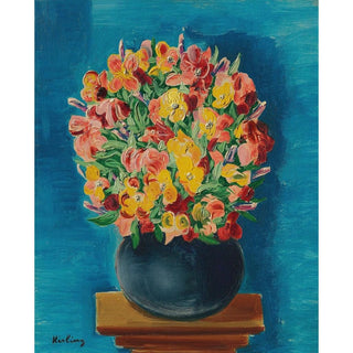 Fleurs - Moïse Kisling | Reproduction Tableau Décoration murale affiche copie