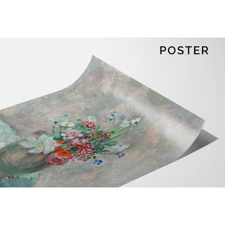 Fleurs dans un vase - Henri Lebasque | Reproduction Tableau Décoration murale affiche copie