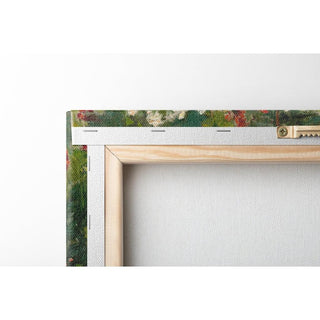 Fleurs rouges et blanches orientées au sud-est - Max Liebermann | Reproduction Tableau Décoration murale affiche copie